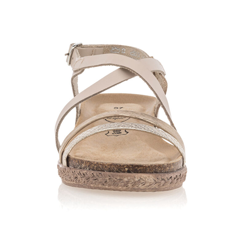 Sandales / nu-pieds Femme Beige