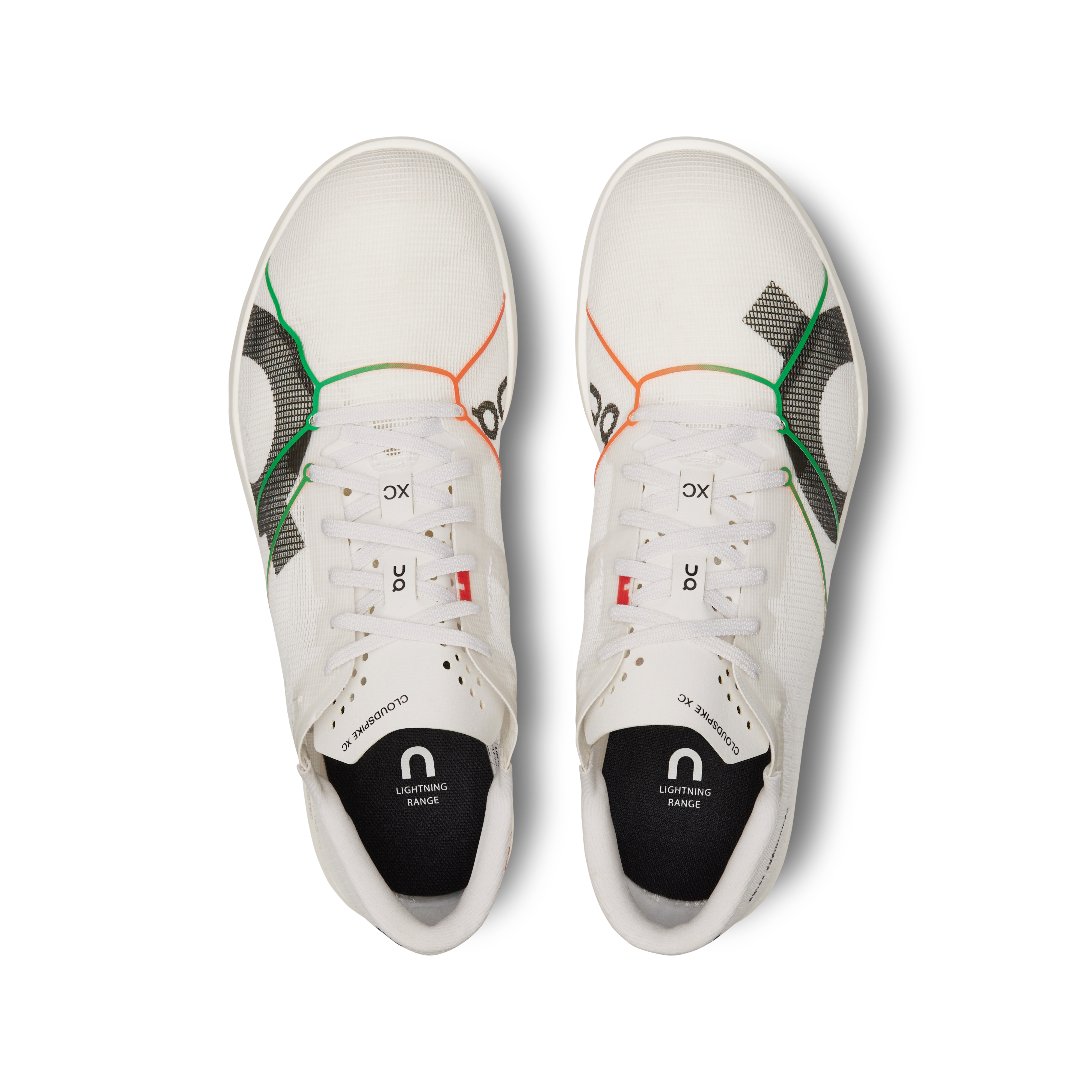 On Dames Cloudspike XC Frost | Wit