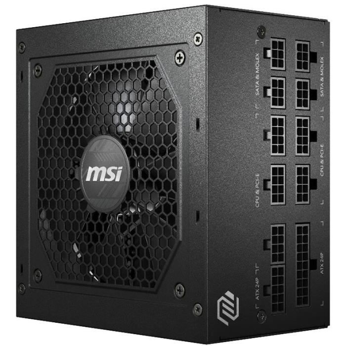 MSI MAG A650GL PCIE5 pc-voeding - 650W 80+ Gold modulair
