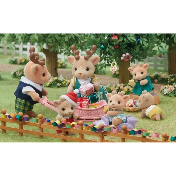 Bambola - SYLVANIAN FAMILIES - La famiglia delle renne - Bianca - Unisex - 5692