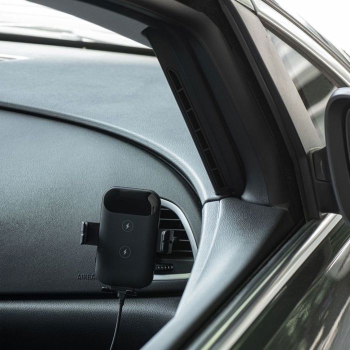 Induction Car Mount for Samsung Galaxy S25 Plus Ultra S24 Ultra FE Plus S23 Ultra Plus FE S22 Plus Ultra S21 Ultra Plus FE