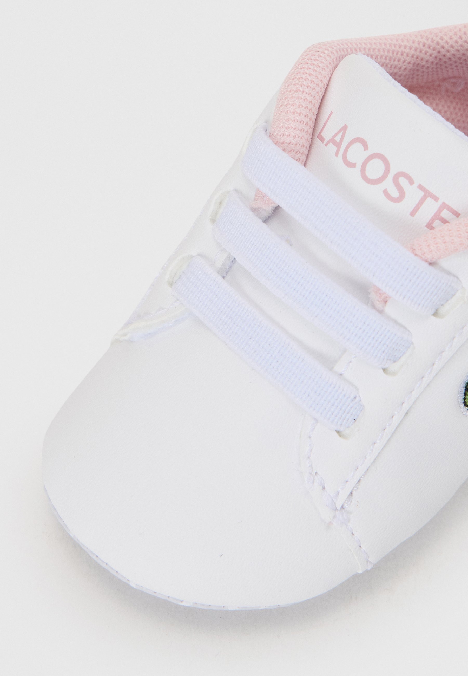 Lacoste CARNABY UNISEX - Erste Schuhe - weiß/rosa