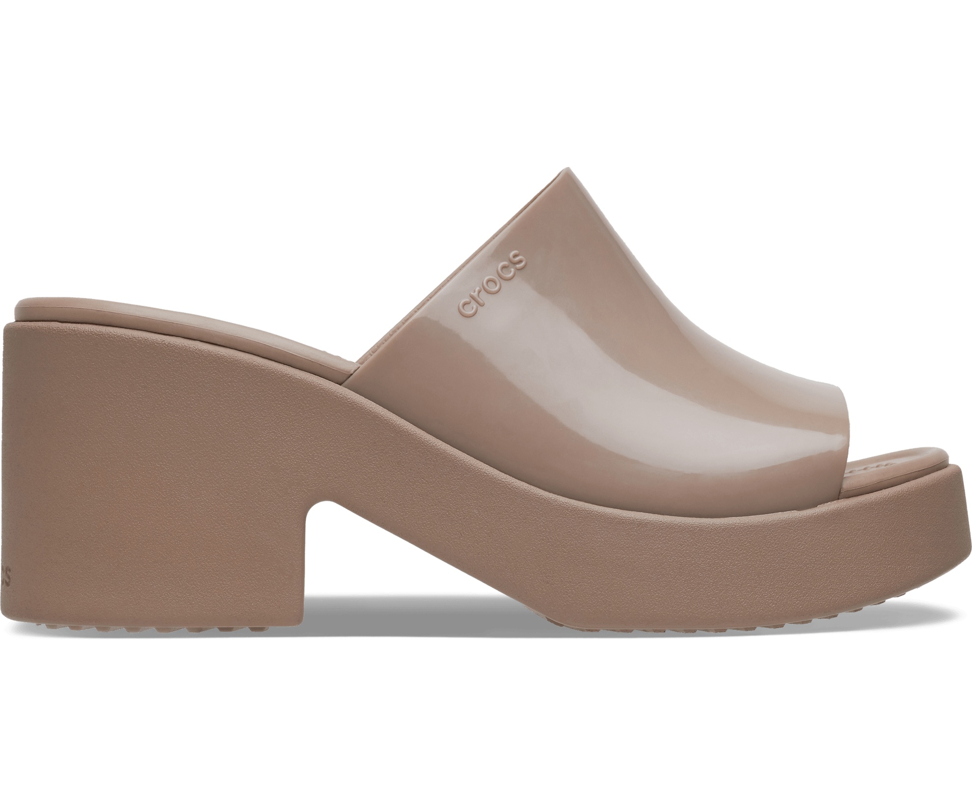 Brooklyn Slide High Shine Heel - Sandal