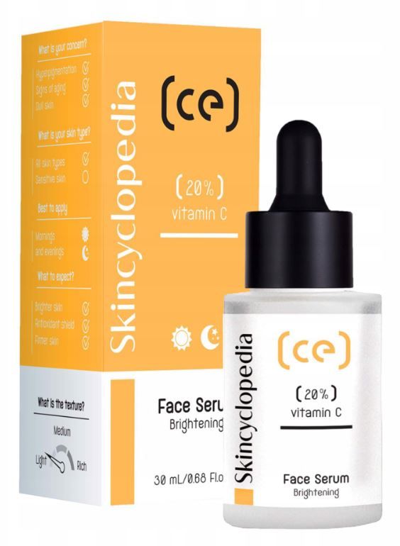 Veido švytėjimo suteikiantis serumas su vitaminu C (20 %) Serumai
