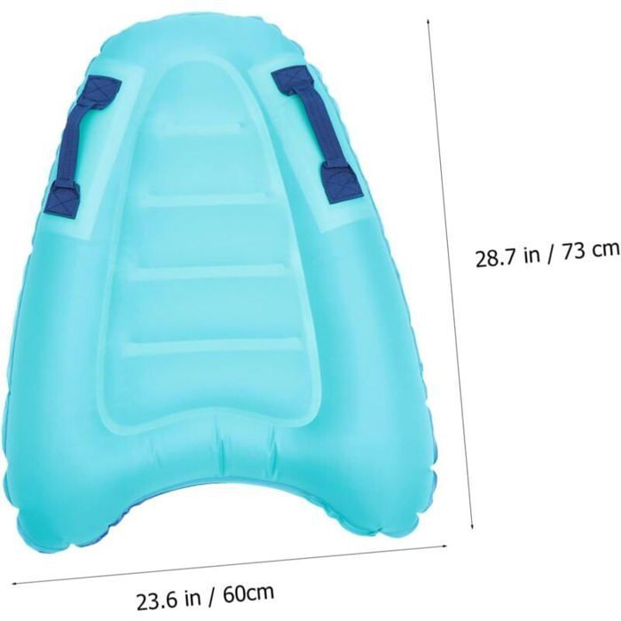 Planche de surf gonflable pour piscine, bodyboard portable pour adultes et enfants pour apprendre la natation et le surf Étiquette