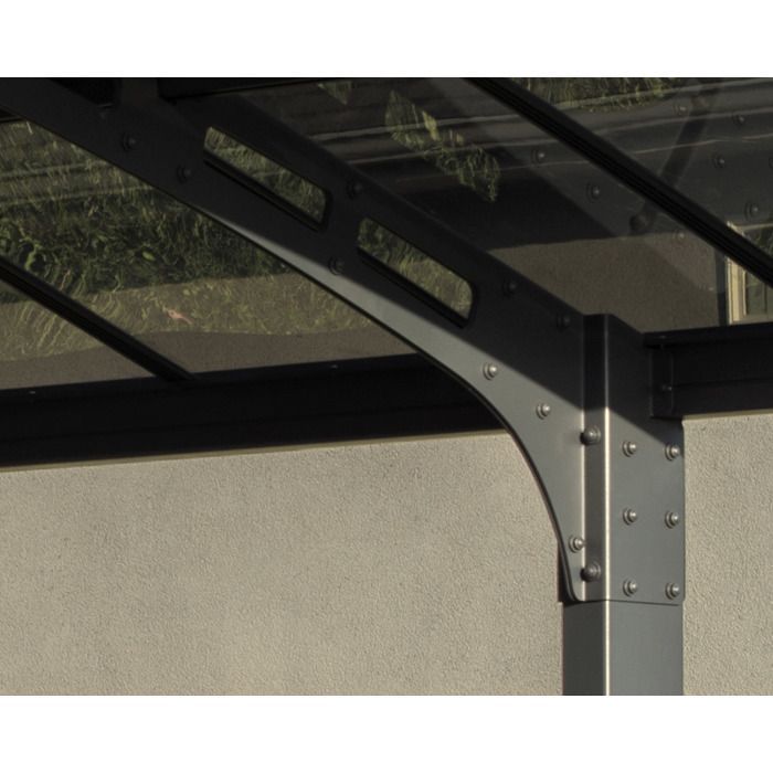 Cochera doble Canopia Arizona Breeze 4,95 x 5,78 m Gris