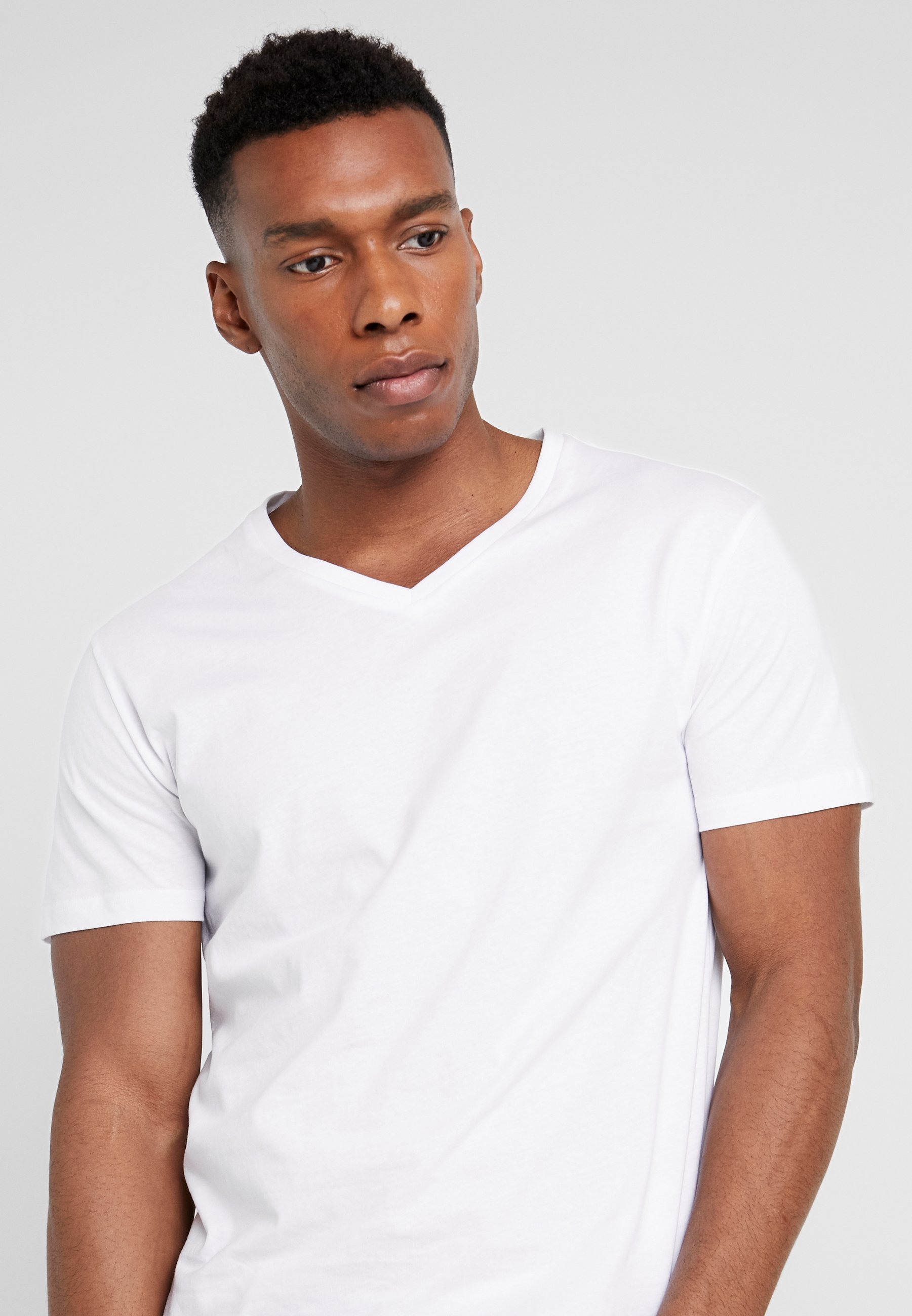Pier One 5-pack - Basic T-shirt - wit