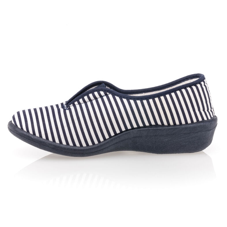 Blaue Damenpantoffeln
