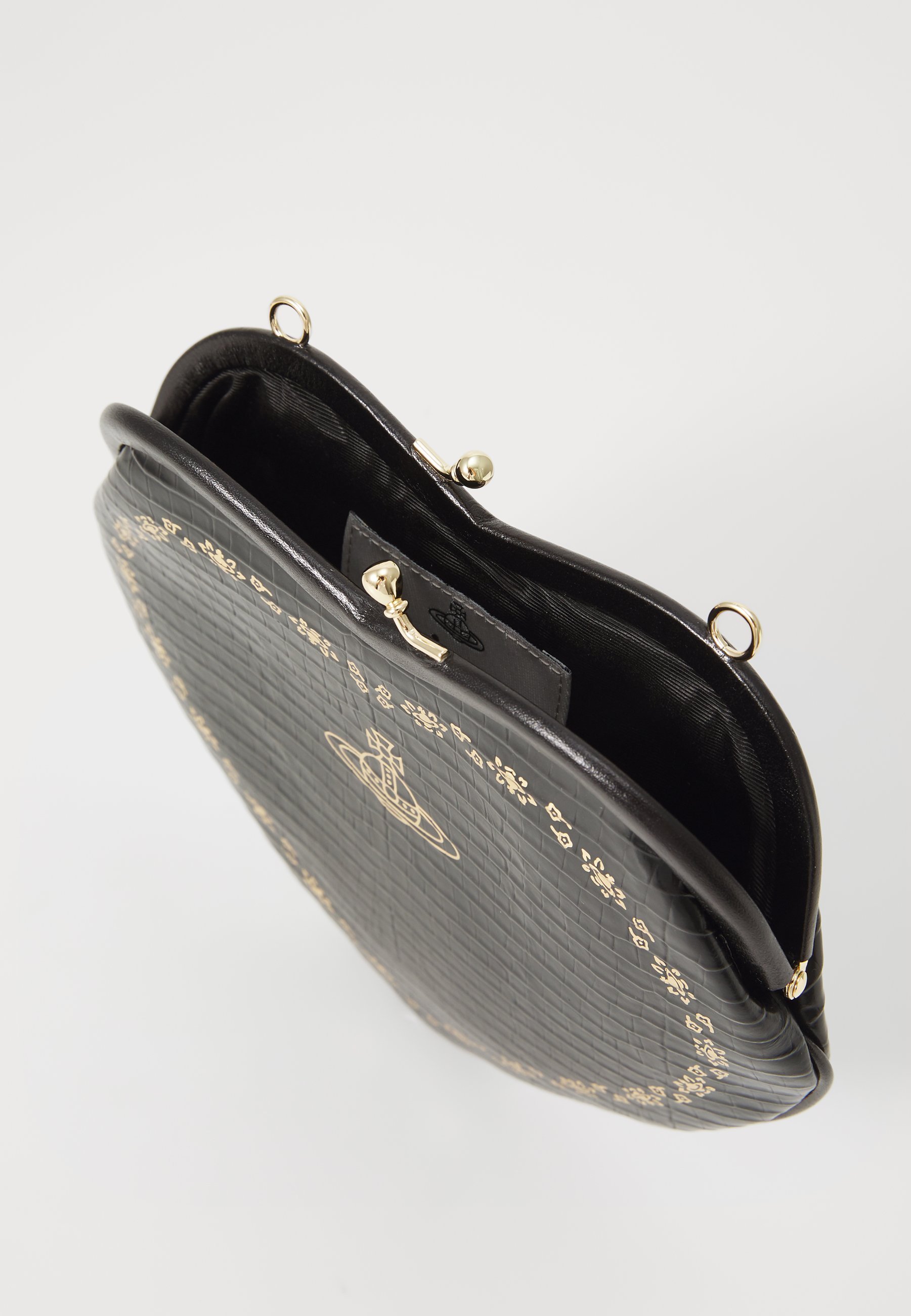 Vivienne Westwood BELLE HEART FRAME PURSE - Torebka - czarna