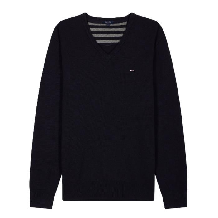 EDEN PARK - V-neck sweater - navy - XXL - Navy - Men's Sweaters, Cardigans, Sweatshirts & Jackets