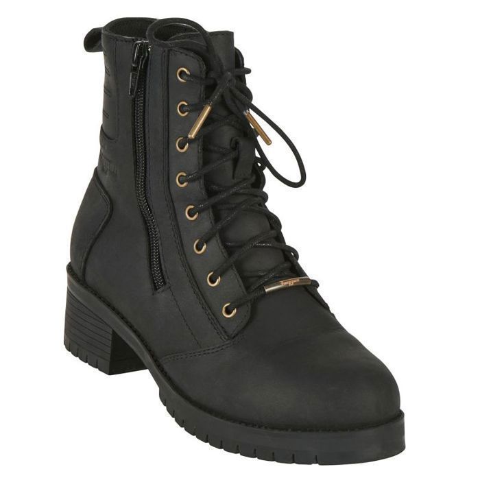 Botas de moto Furygan Janis para mujer - negras - talla 39