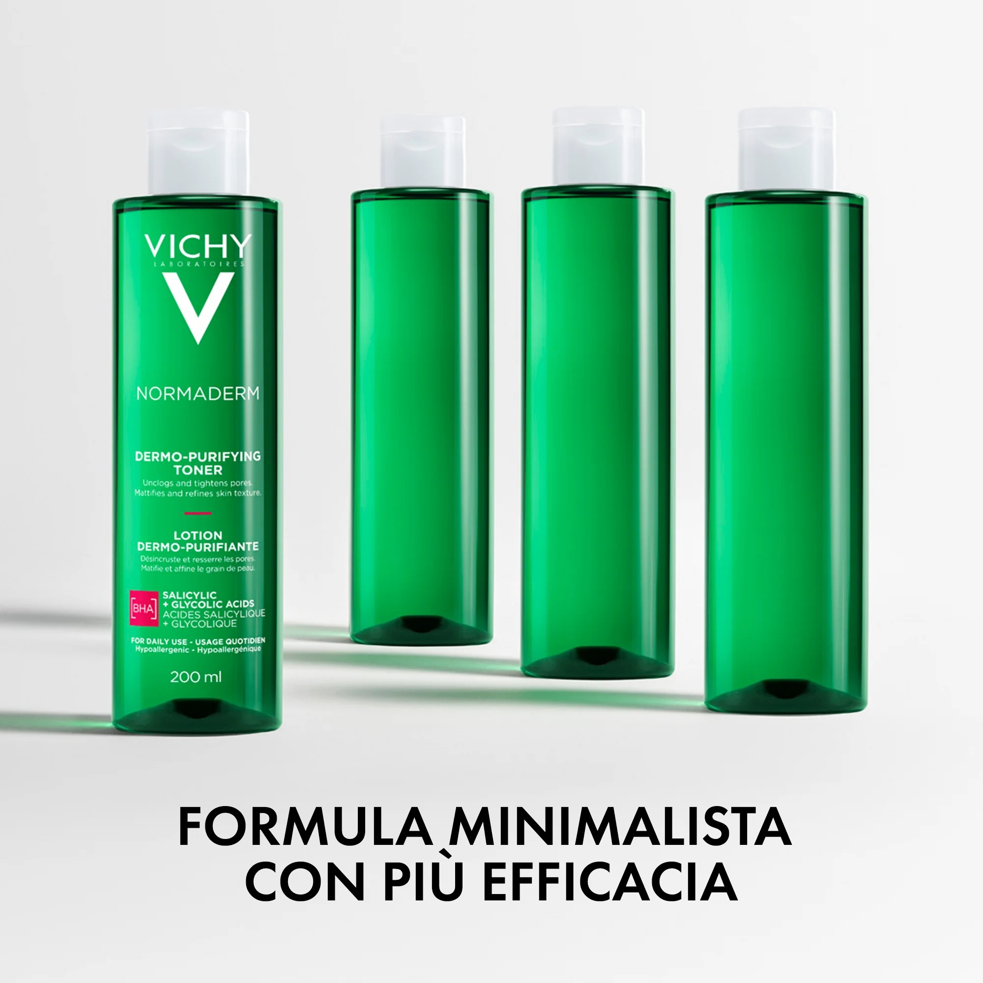 VICHY Vichy Normaderm tonic 200 ml, samentrekkend en reinigend.