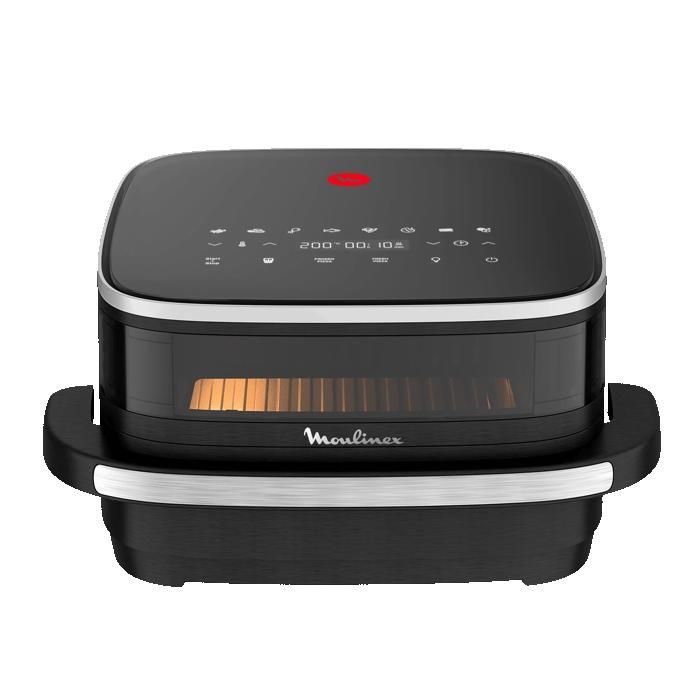 RECONDITIONNÉ Moulinex Easy Fry XL Surface & Pizza 4L, Air fryer, Noir, AL4018F0-RA