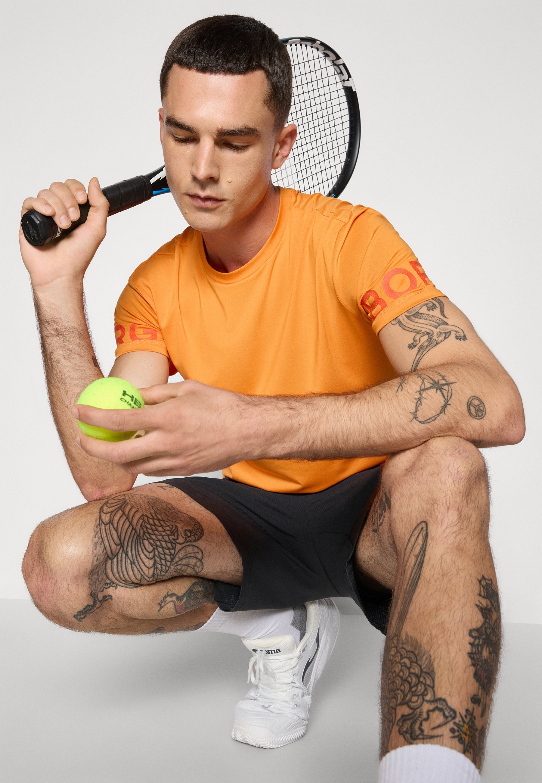 Björn Borg T-shirt met print - zonne-oranje