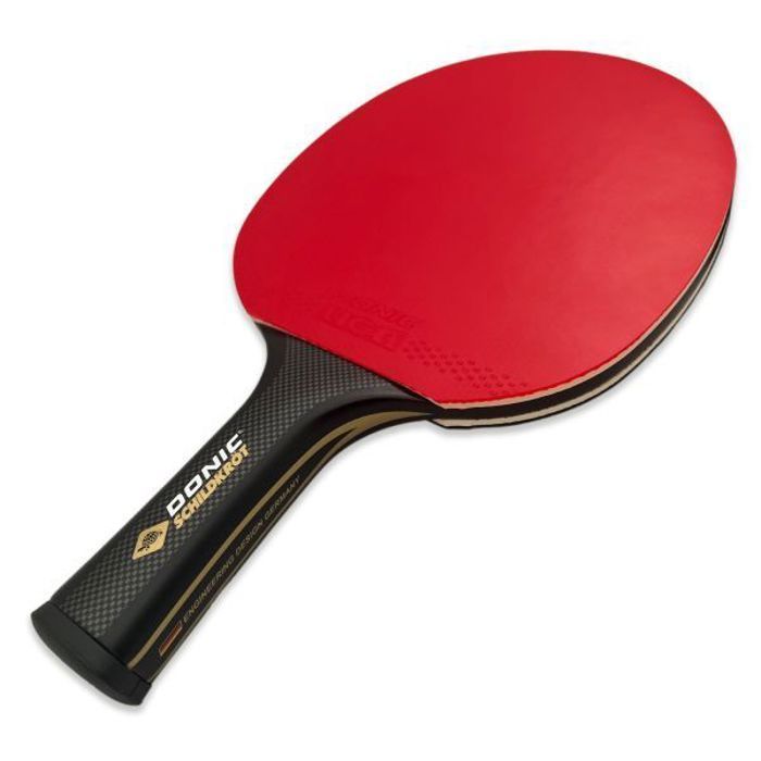 Raquette de Tennis de Table - Schildkröt - 758221 - 100% Carbone - Revêtement Liga QRC - Taille Unique