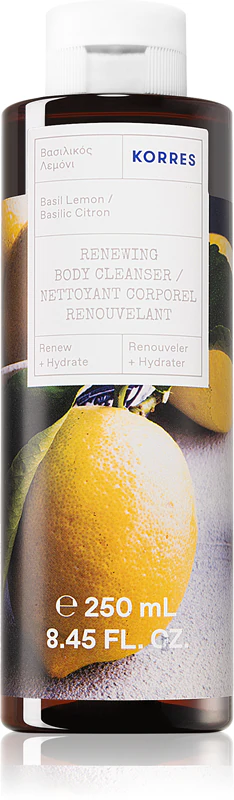 Gel de Banho Refrescante de Manjericão e Limão Korres