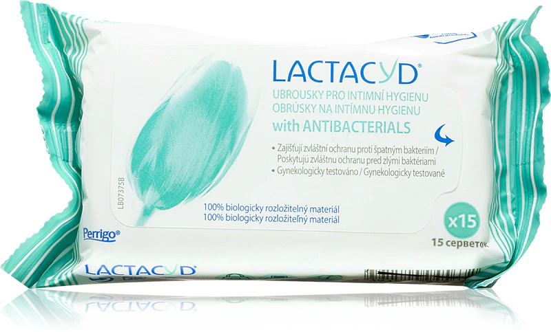 Lactacyd Pharma intímne hygienické obrúsky