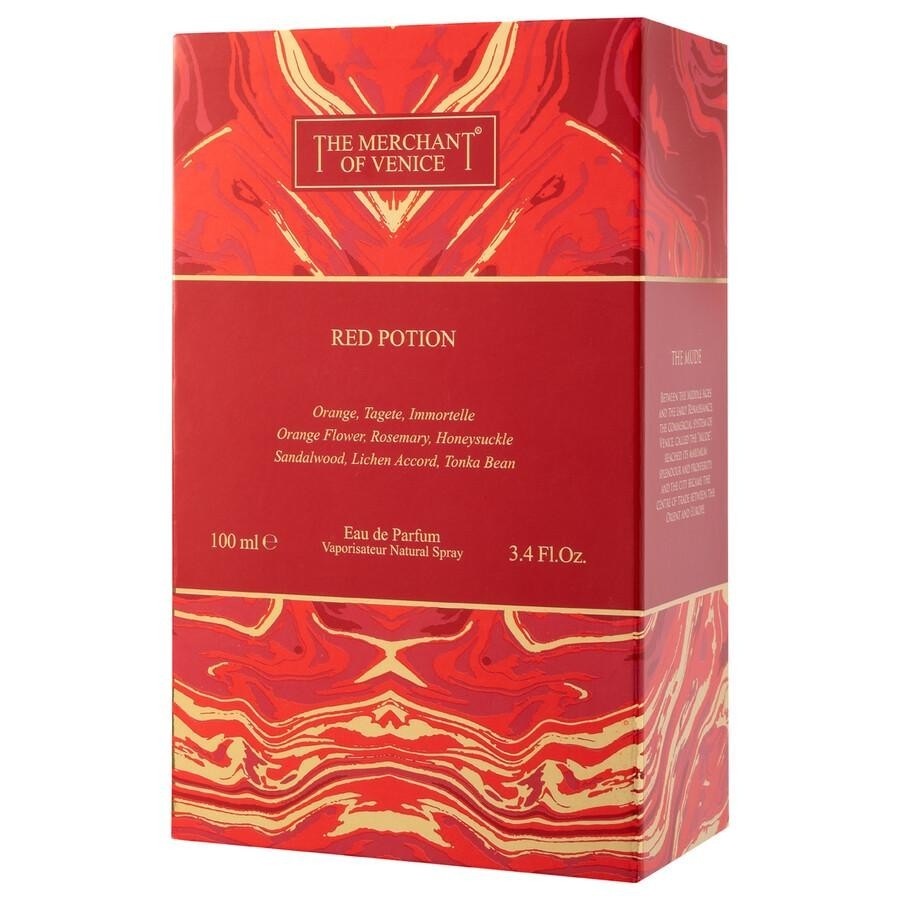 THE HMÄR OF VENICE Eau de Parfum Murano kolekcija „Venecijos pirklio“ raudonasis eliksyras – 100 ml