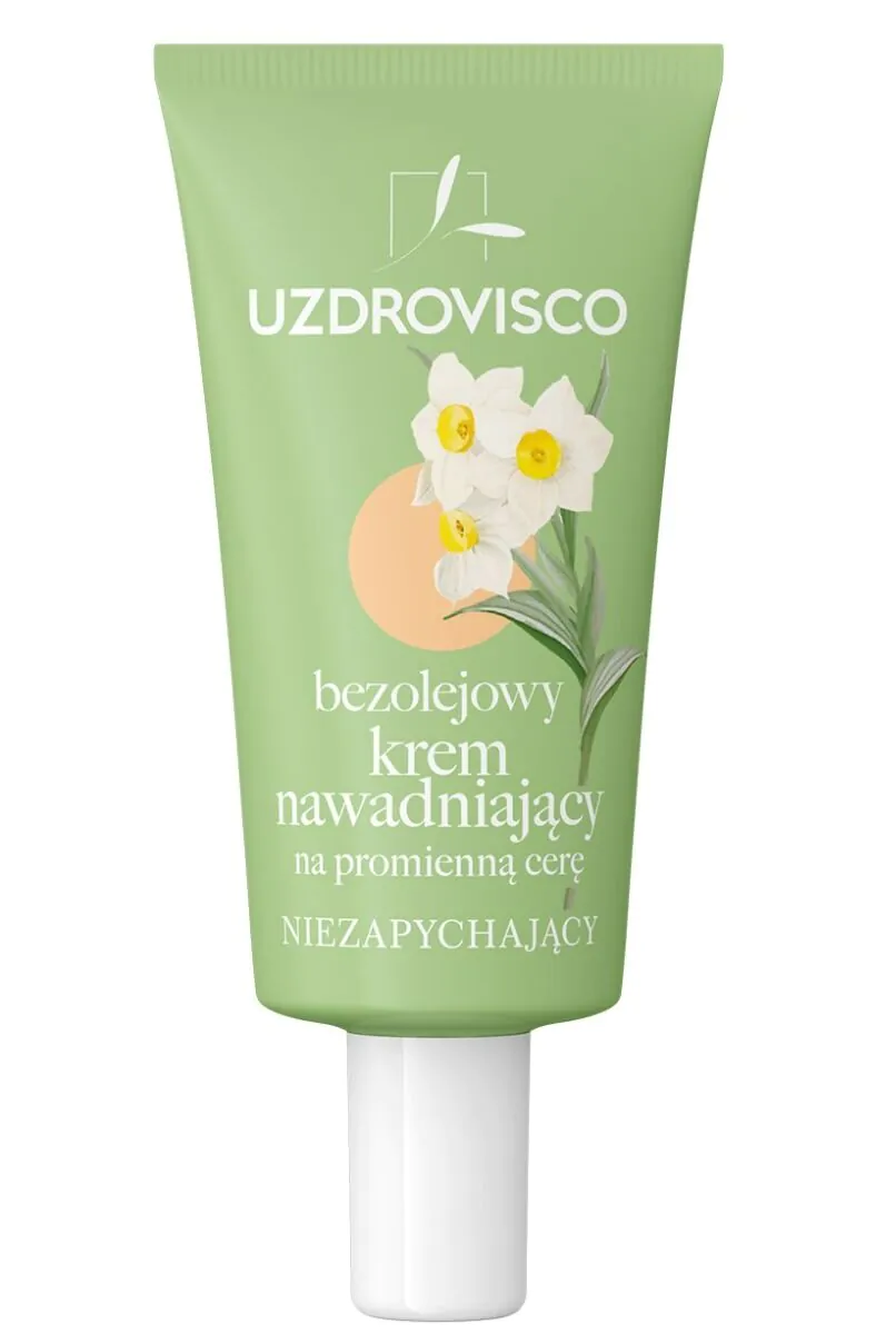 Uzdrovisco Bezolejowy krem nawadniający na promienną cerę niezapychający