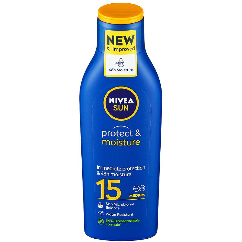 Loción solar Nivea Sun SPF15 200 ml