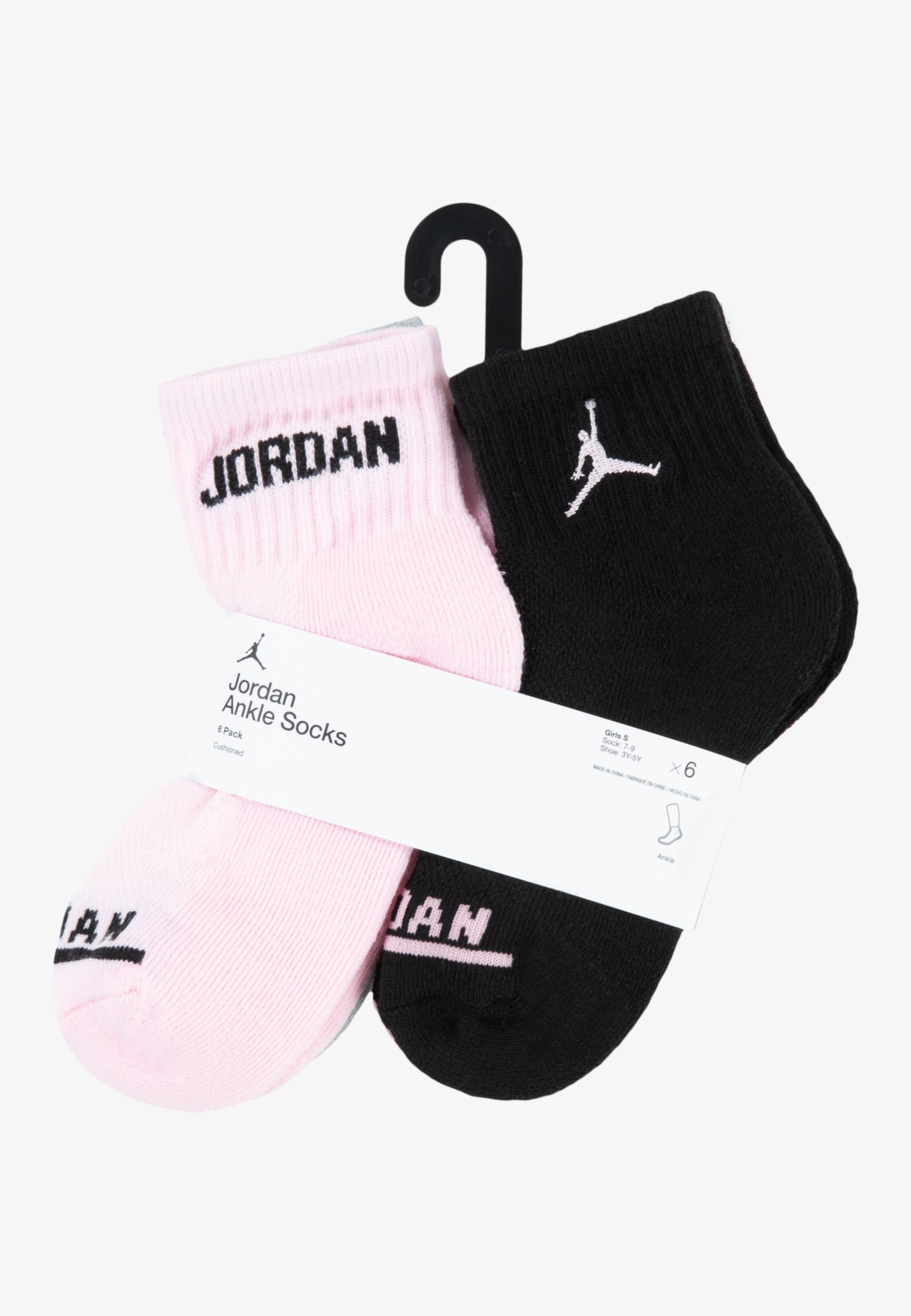 Jordan LEGEND 6er-Pack – Sportsocken – rosa Schaumstoff