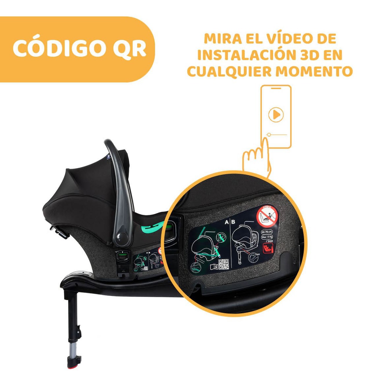 Kiros Evo i-Size Fast-In (40-78 cm)
