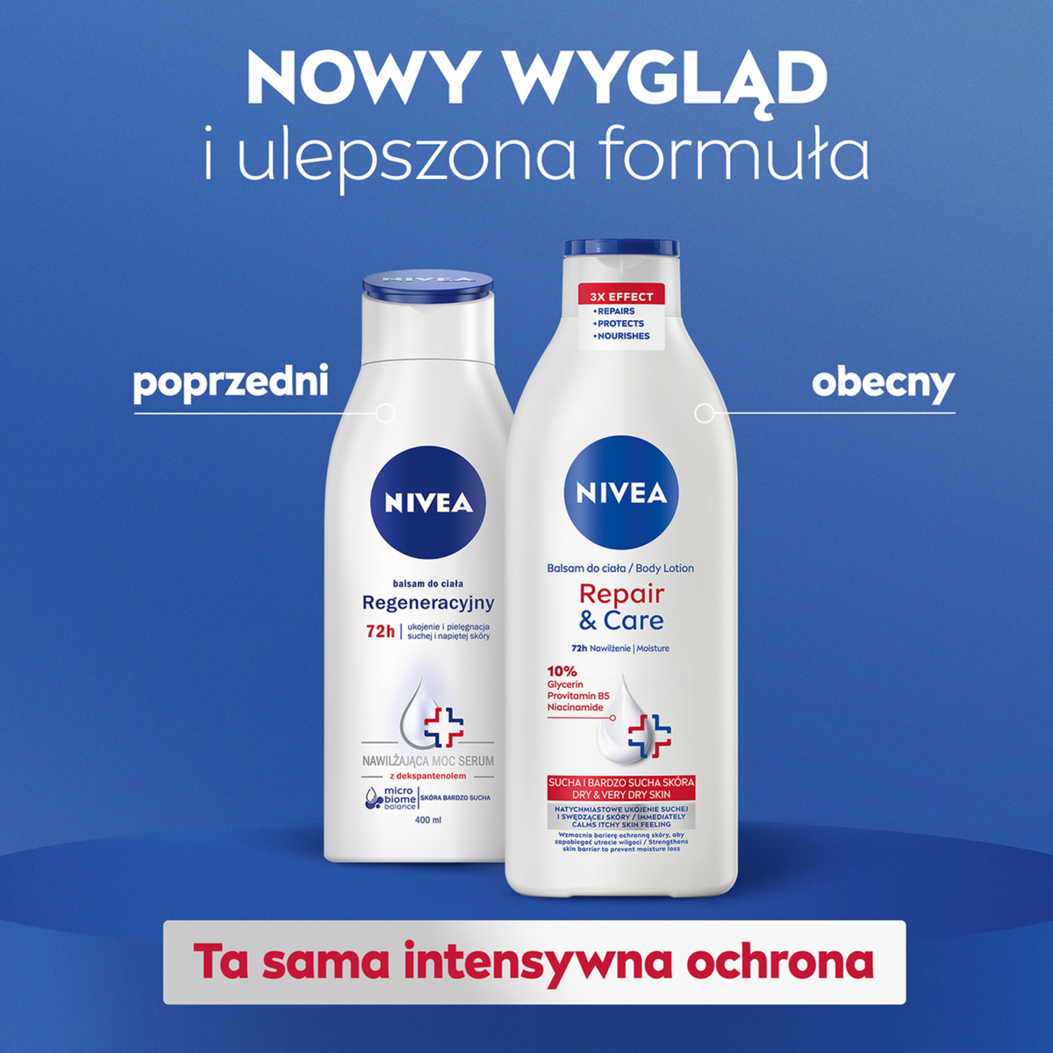 Nivea Regenerační tělové mléko 400ml