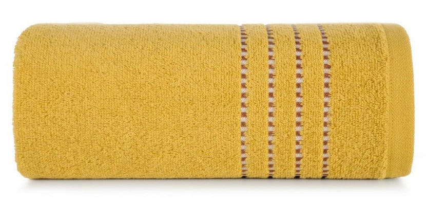 Ręcznik 70x140 Fiore musztardowy 500g/m2 frotte