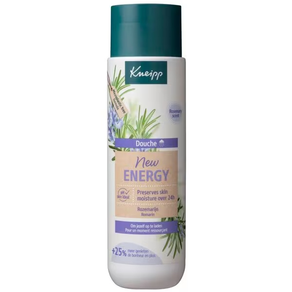 Kneipp New Energy gel za tuširanje s ružmarinom 250 ml - Normalna koža