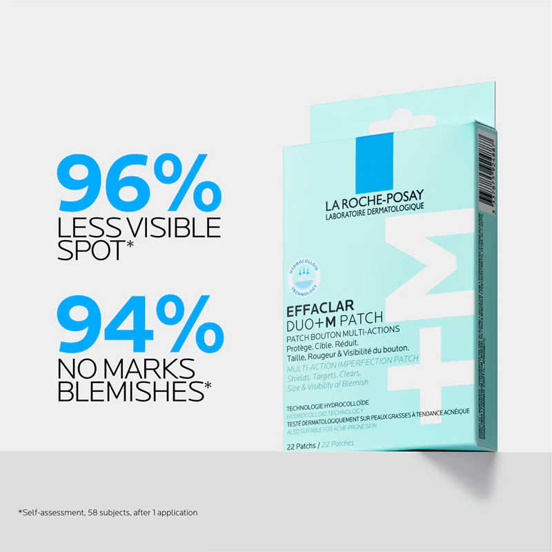 La Roche-Posay Effaclar DUO+M Patch-pleisters voor de probleemhuid tegen acne.