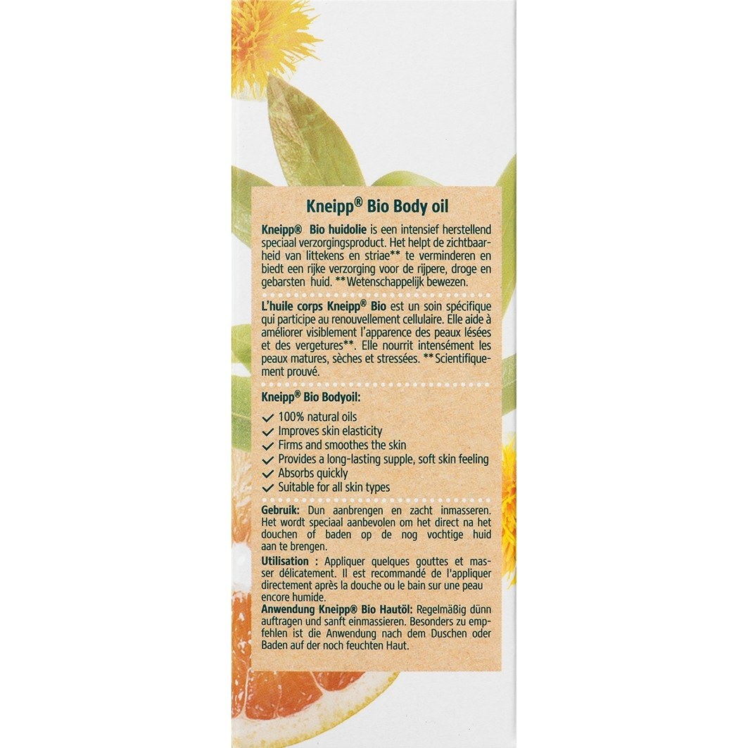 Kneipp ekologiškas odos aliejus - 100 ml