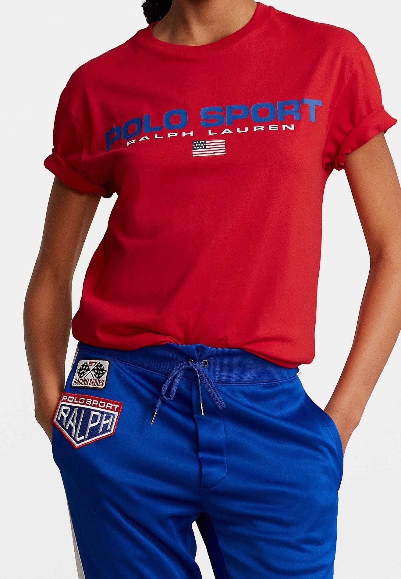 Polo Ralph Lauren T-shirt met print - rood