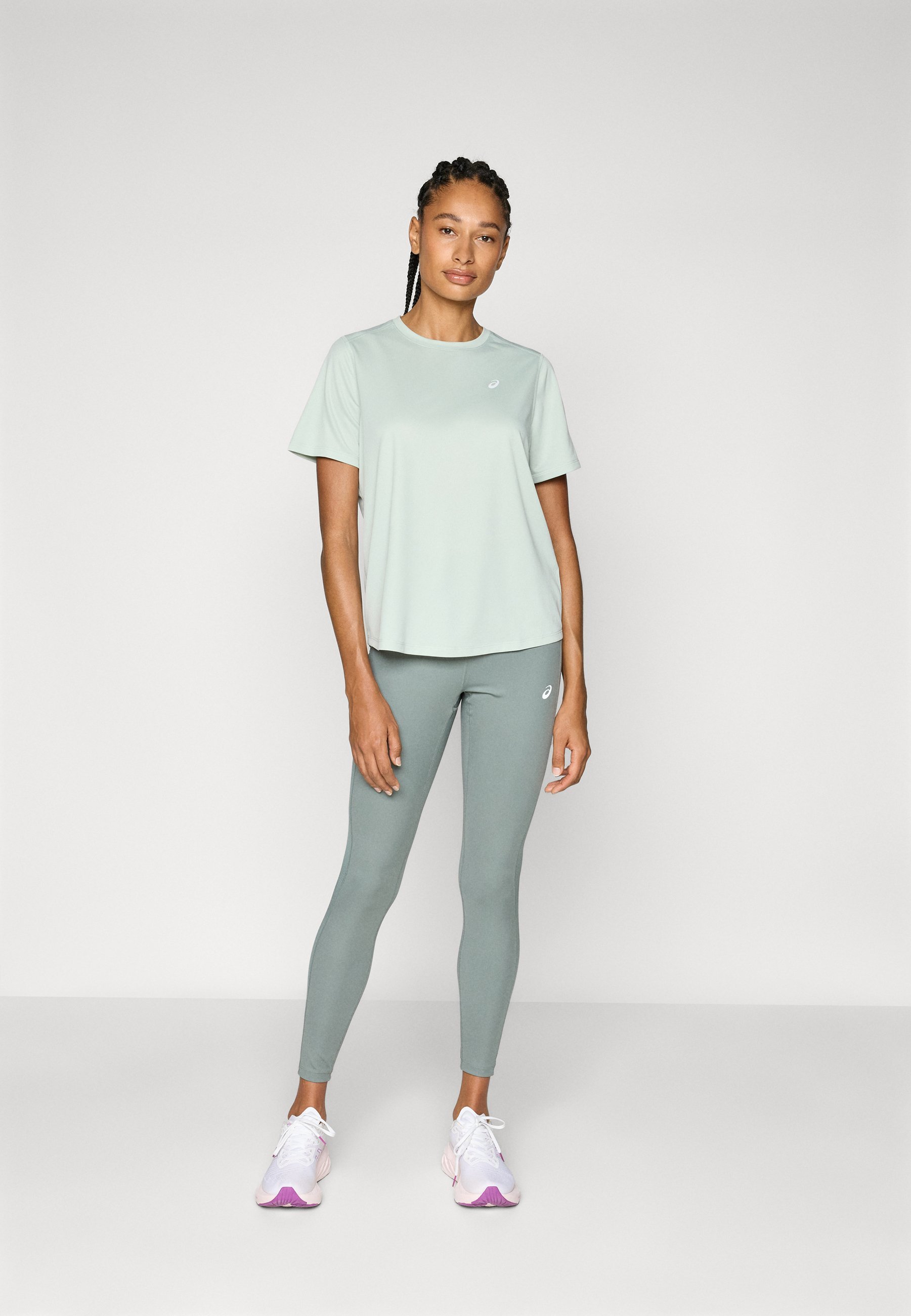 ASICS CORE TOP - T-shirt sportiva - lichene roccioso