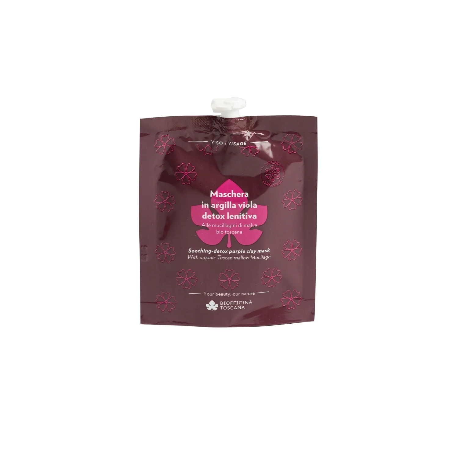 Lenitiva Maschera in argilla viola detox lenitiva - Maschera Lenitiva viso