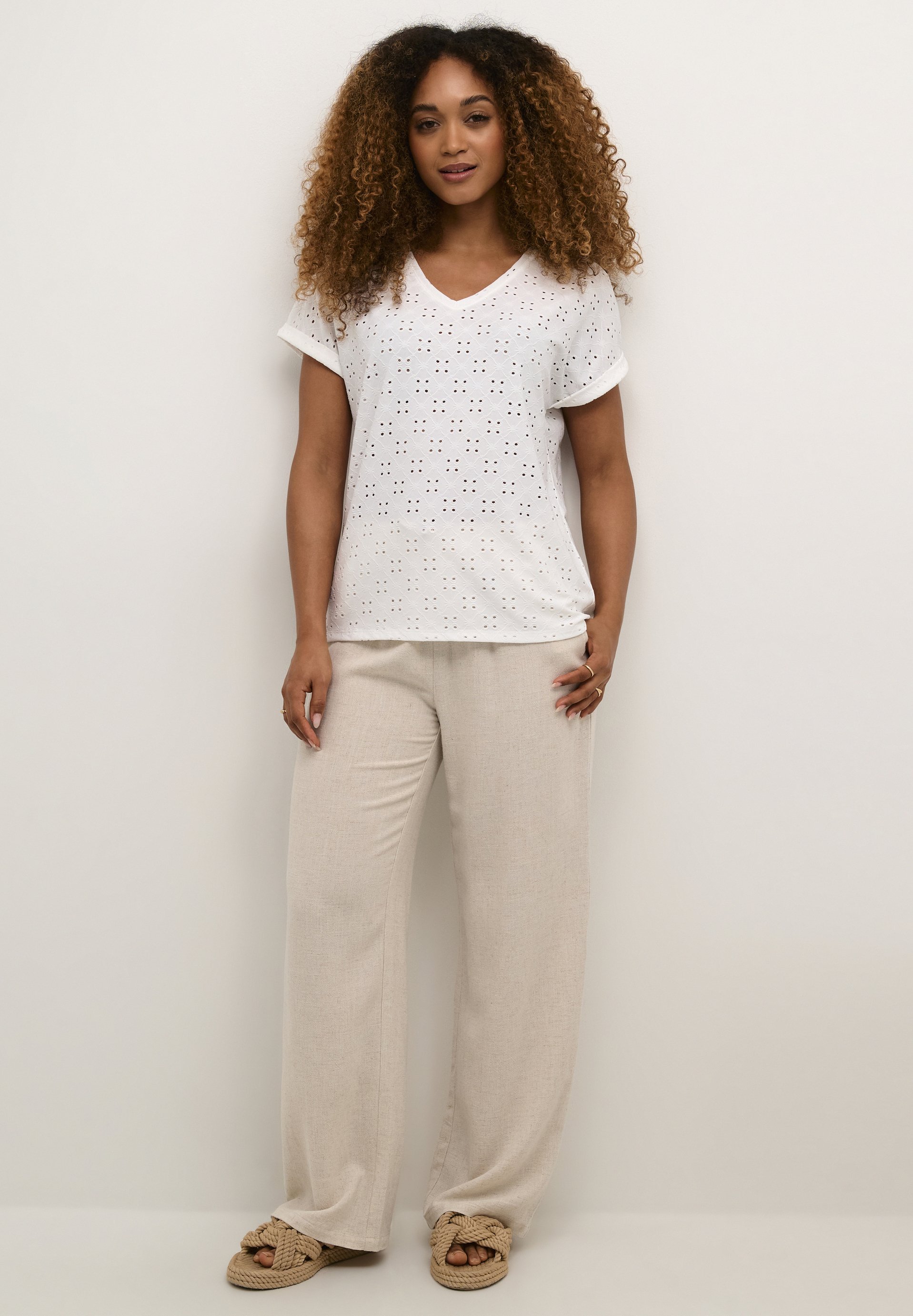 Love Copenhagen SINA - T-shirt met print - helder wit