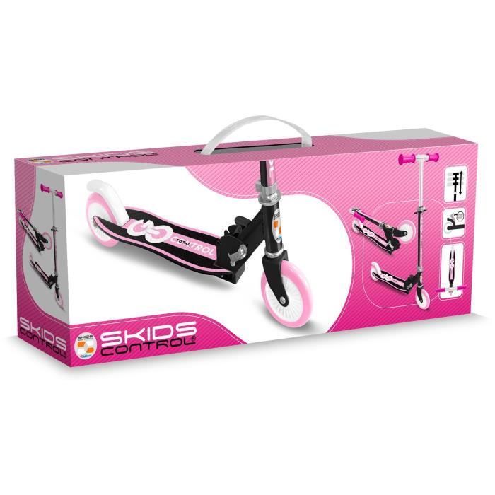 Patinete dobrável - STAMP - CONTROLE DE DERRAPAGEM - Plataforma ergonômica - Rosa