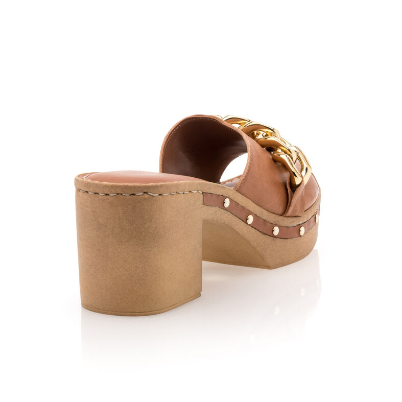 Women's Brown Mules/Clogs