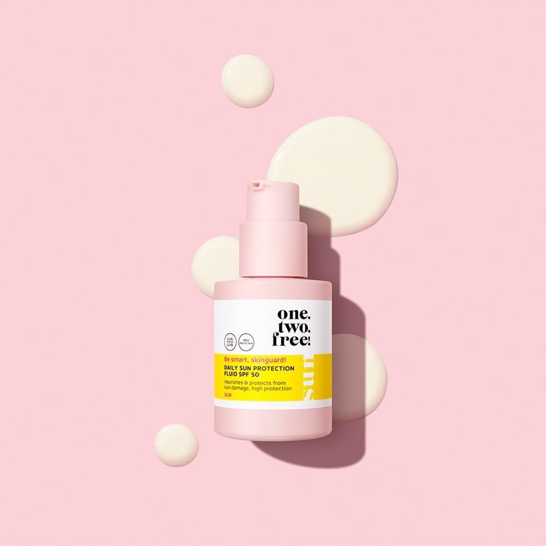 one.two.free! Opaľovací krém na každodennú ochranu pred slnkom SPF 50 – 30 ml
