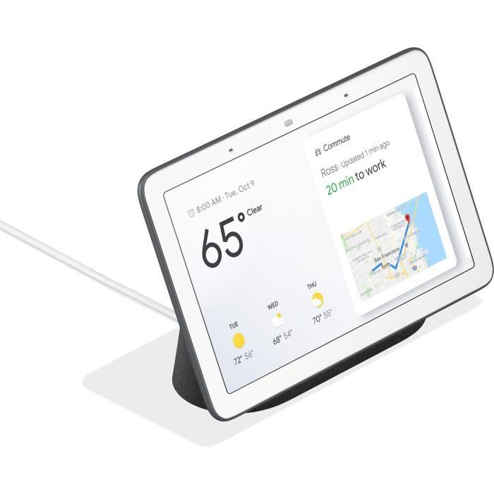 Google Home Nest Hub Houtskool