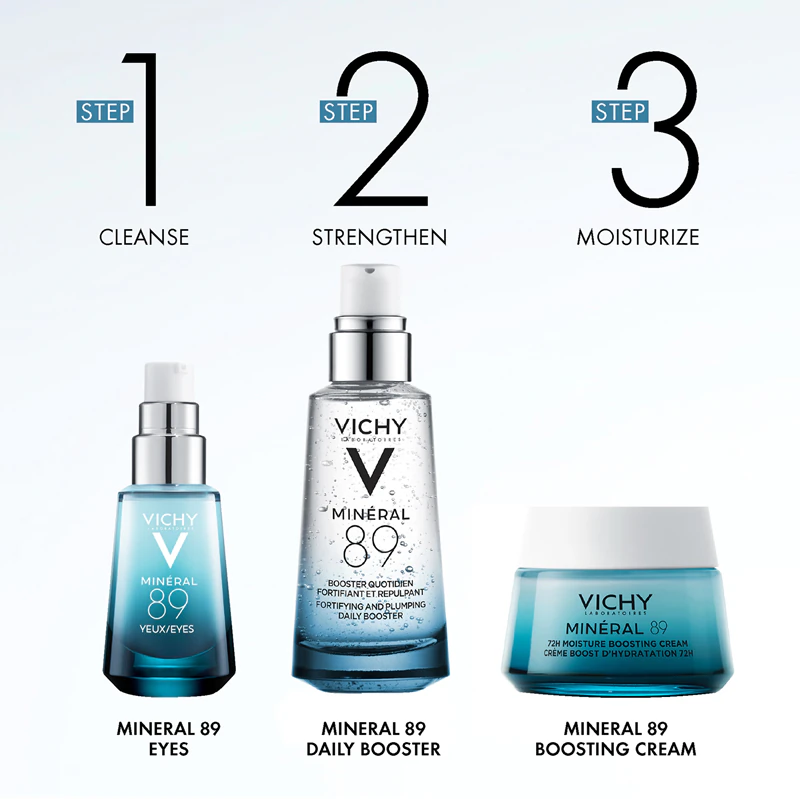 Vichy Minéral 89 Stärkender und auffüllender Hyaluron-Booster für die Augenpartie