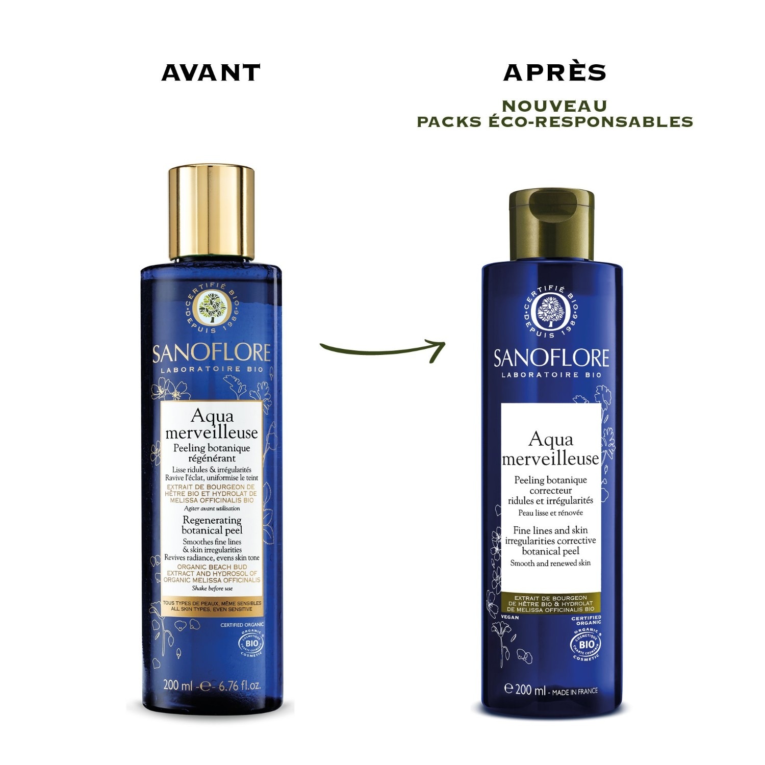 Sanoflore Aqua merveilleuse peeling botanique régénrant