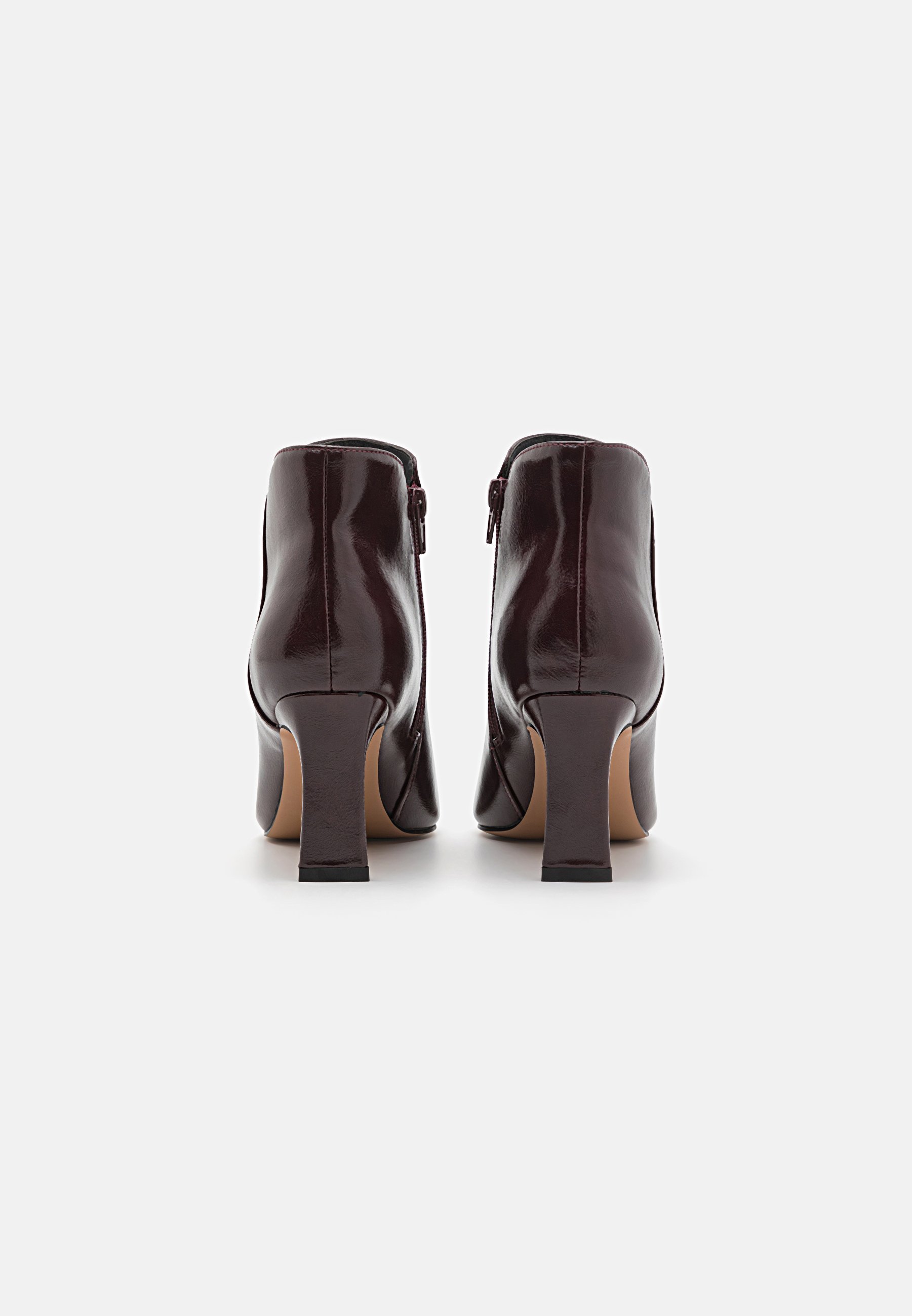 Anna Field Stiefeletten mit hohem Absatz – Bordeaux