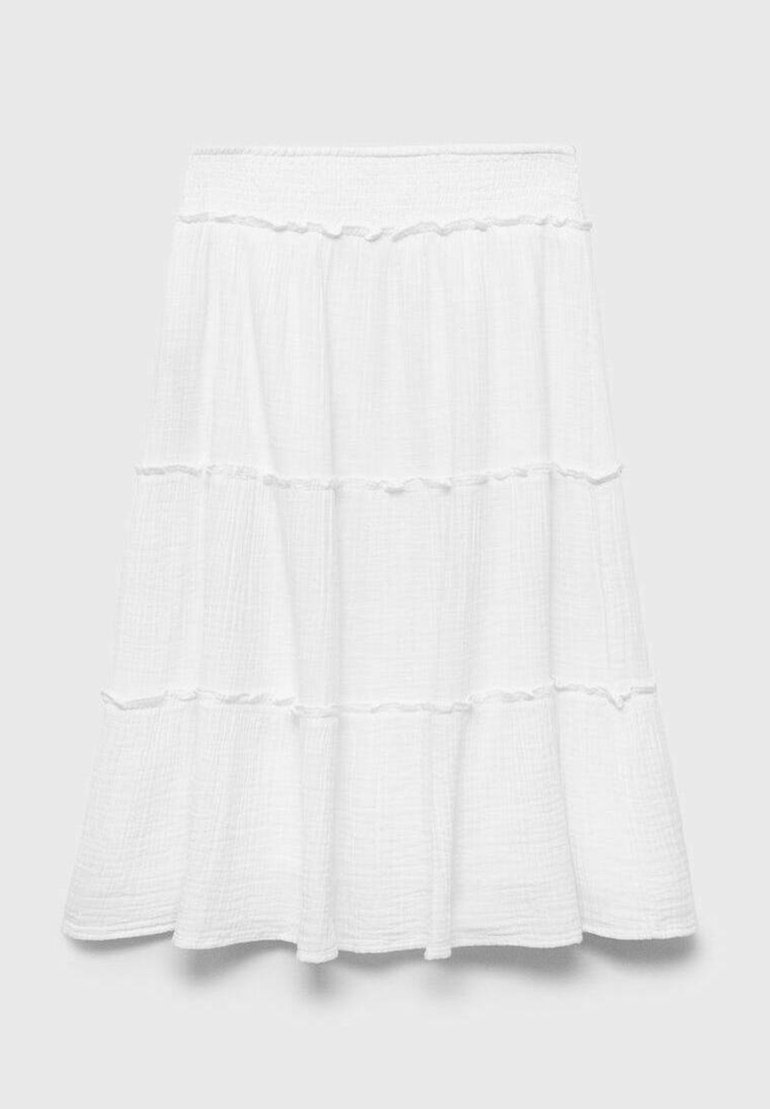 Mango Kids MARIA - Jupe trapèze - blanche