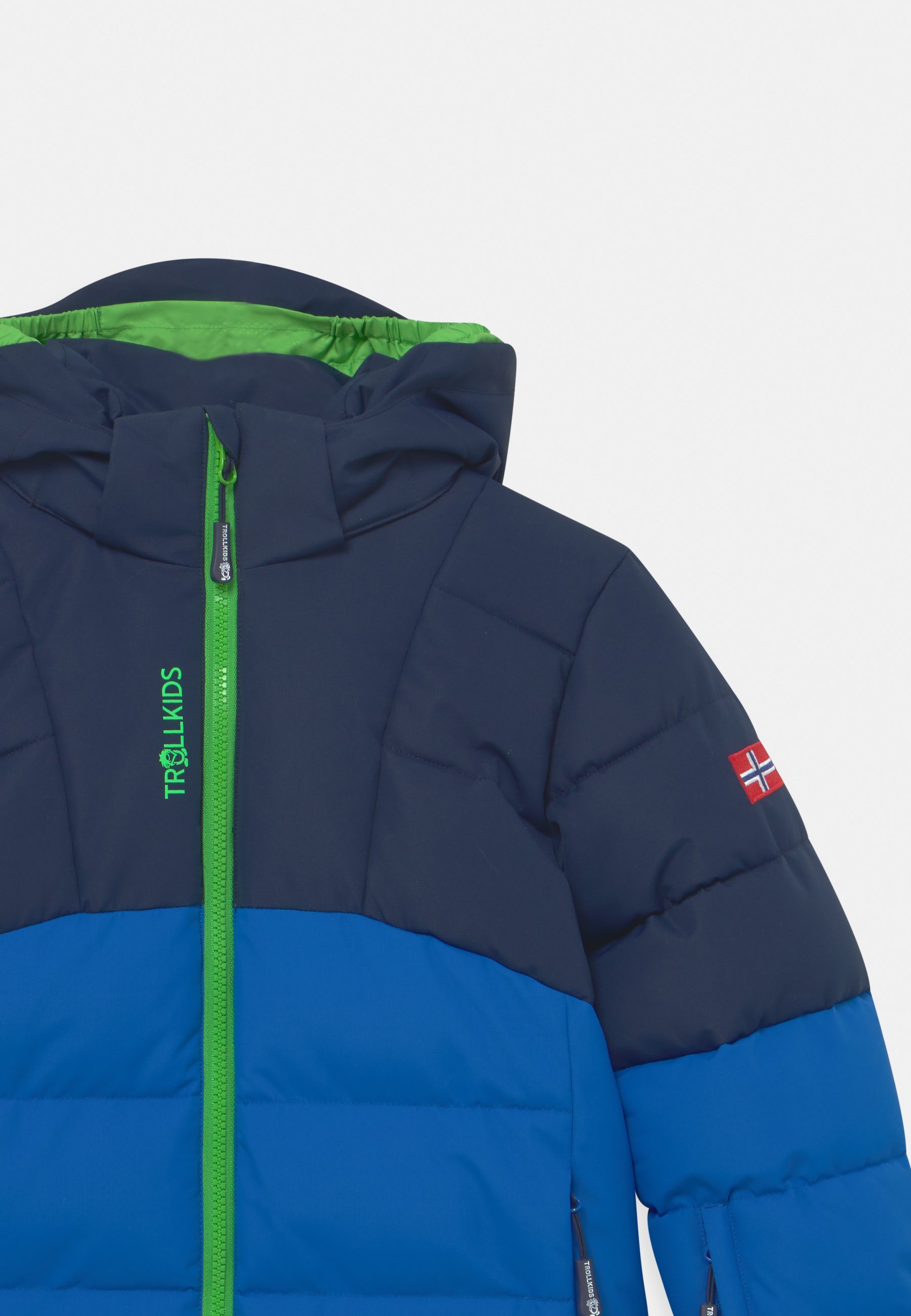 TROLLKIDS KIDS GRYLLEFJORD UNISEX - Vinterjakke - marine/mellomblå/lysegrønn