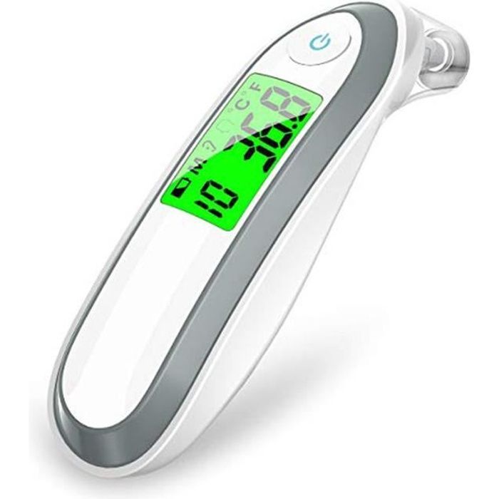 Termômetro infravermelho TD para testa e ouvido, termômetro auricular digital médico profissional para crianças.
