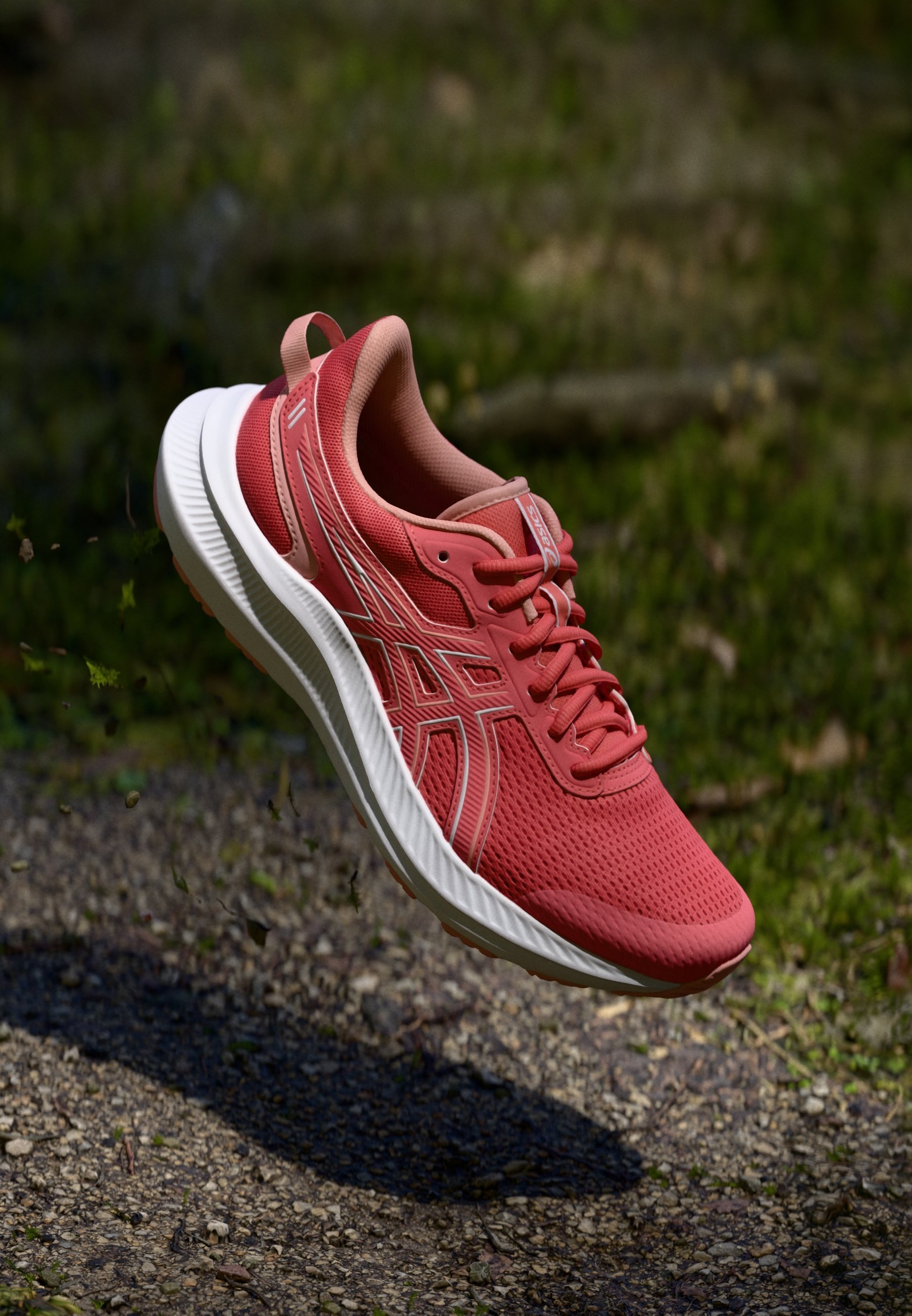 ASICS JOLT 5 - Hardloopschoenen voor op de weg - donkerroze klei/roze klei