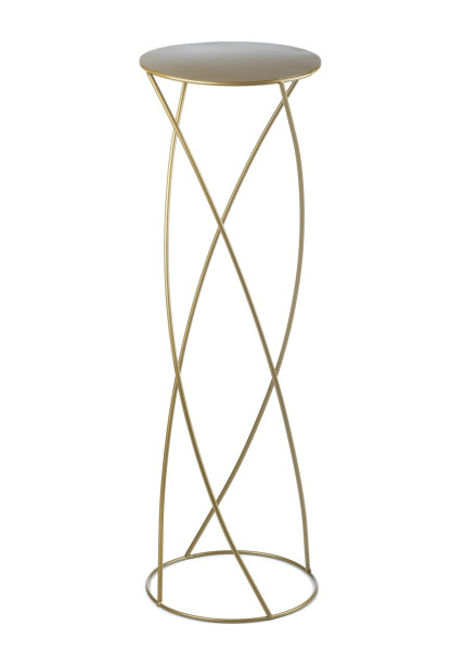 Kwietnik stojący 70 cm na rośliny złoty GLAMOUR