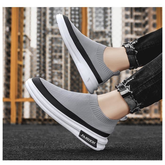 Men's Breathable Mesh Sports Shoes - AY™ - Grey - Tennis - Adult - Synthetic