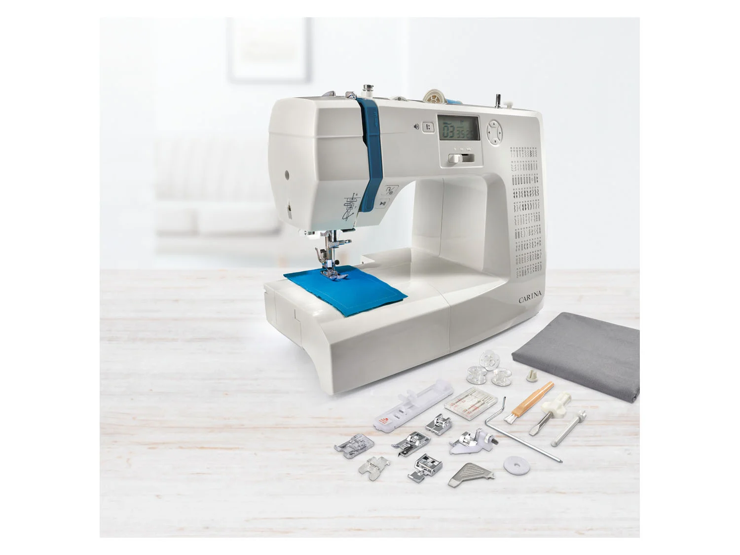 Carina computer sewing machine »SCNM 100 A1«, with 100 stitch programs