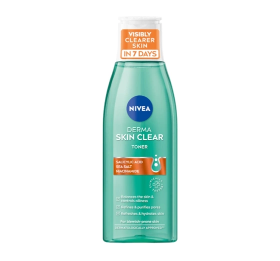 NIVEA Derma Skin Clear normalizujący tonik do twarzy 200 ml